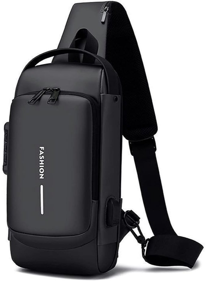 Crossbody Bag Chest Shoulder Messenger-Waterproof-for Men - Image 1